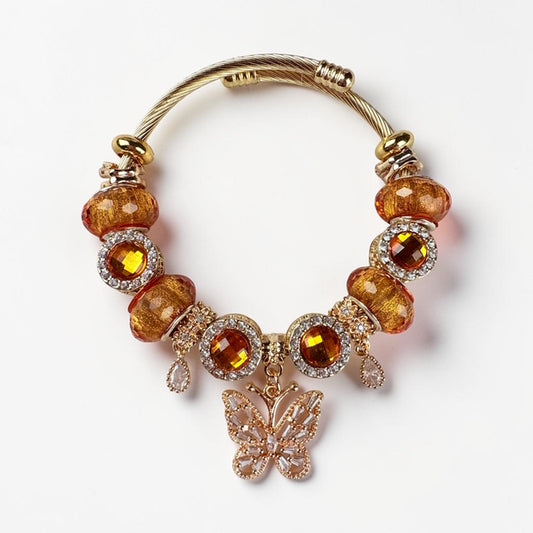 Golden Monarch Sparkle Bracelet