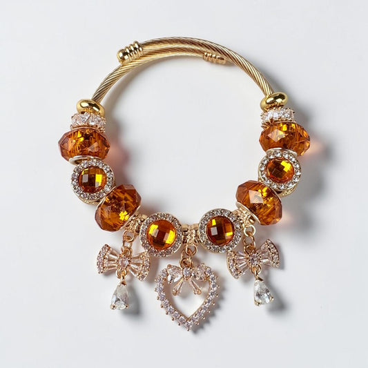 Autumn Romance Charm Bracelet