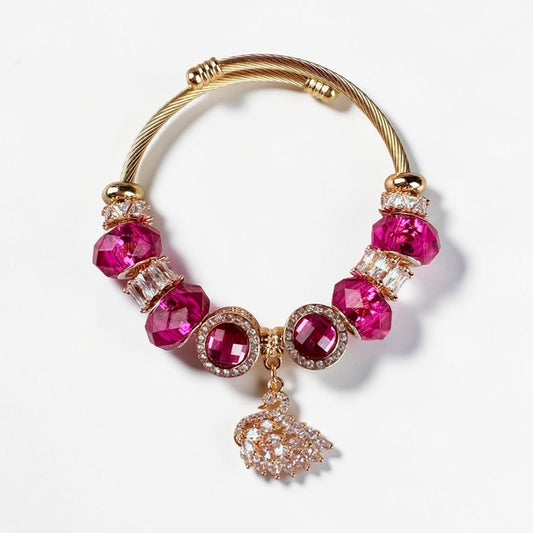 Pink Swan Elegance Bracelet