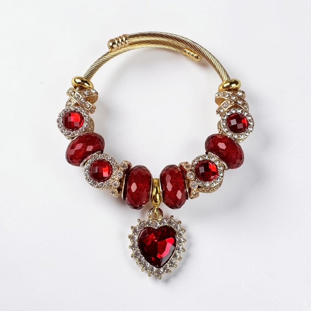 Crimson Heart Radience Bracelet