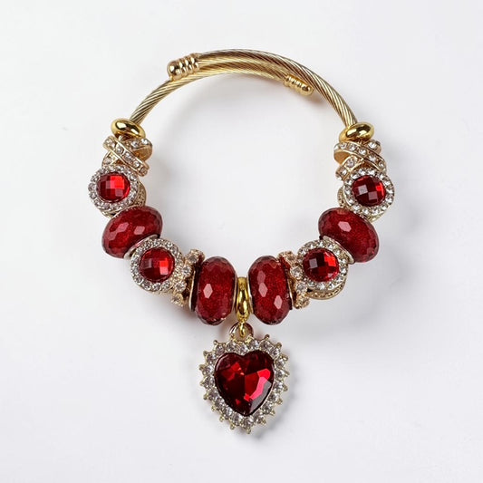 Crimson Heart Radience Bracelet