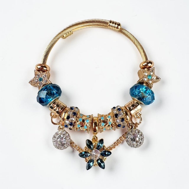 Teal Starlight Elegance Bracelet