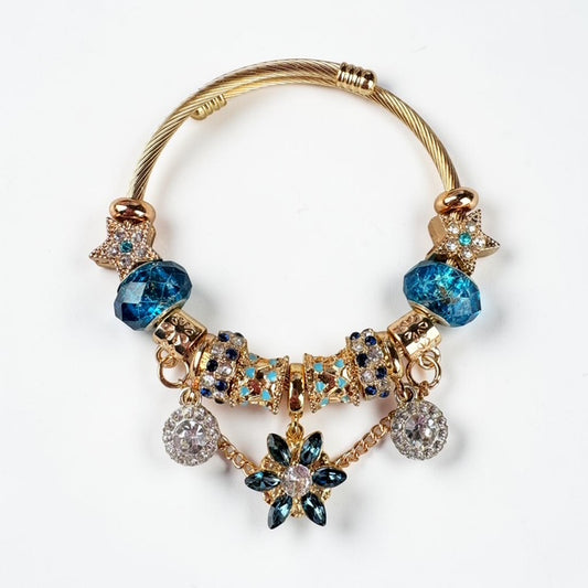 Teal Starlight Elegance Bracelet