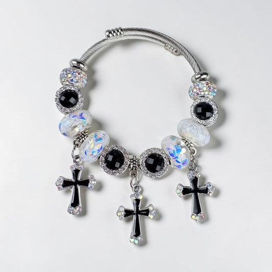Faith & Firelight Cross Bracelet