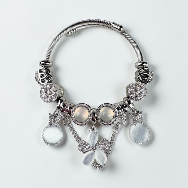 Moonlit Butterfly Elegance Bracelet