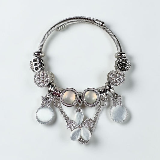 Moonlit Butterfly Elegance Bracelet